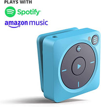 Load image into Gallery viewer, Mighty Vibe Spotify and Amazon Music Player - Bluetooth &amp; Wired Headphones - 1,000+ Song Storage - No Phone Needed - Blue
