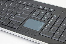 Load image into Gallery viewer, Adesso AKB-440UB - SlimTouch 440 Desktop Touchpad Wired Keyboard - Black
