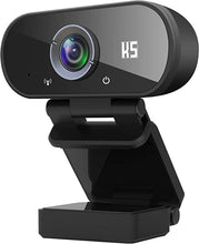 Load image into Gallery viewer, Konnek Stein Webcam with Microphone, HD 1080P Computer Camera with Tripod, Plug and Play, Streaming Webcam for Video Calling, Conferencing, Compatible with Windows 10, 8, 7, XP and Mac OSX
