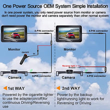 Load image into Gallery viewer, Backup Camera for Car HD 1080P with Monitor One Wire DIY Kit 6 LED Night Vision Rear View Camera for Cars Trucks SUVs Campers IP69 Waterproof 12V-24V Long Term Performance Yakry Y11
