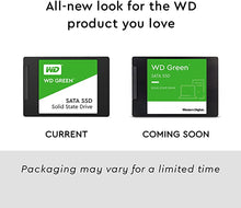Load image into Gallery viewer, Western Digital 2TB WD Green Internal PC SSD Solid State Drive - SATA III 6 Gb/s, 2.5"/7mm, Up to 550 MB/s - WDS200T2G0A
