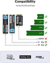 Load image into Gallery viewer, Dual-Bay NVME Docking Station, ORICO Tool-Free USB C to NVME SSD Enclosure for M Key PCIe 2242 2260 2280 22110 M.2 SSDs, Support Offline Clone Duplicator Function Up to 10Gbps(SSD NOT Include)-M2P2
