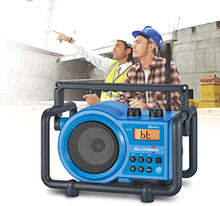 Load image into Gallery viewer, Sangean BB-100 BlueBox AM/FM Ultra-Rugged Digital Receiver with Bluetooth, Blue, 12.4&quot;
