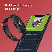 Load image into Gallery viewer, Fitbit Ace 3 Activity Tracker for Kids 6+ One Size, Black/Racer Red
