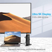 Load image into Gallery viewer, WAVLINK USB C Universal Laptop Docking Station Dual Monitor HD 4K Display with 65W Charging, Dual 4K@60Hz &amp; Single 5K@60Hz Display for Windows, Chrome OS (2 DP&amp; 2 HDMI, 5 USB 3.0, LAN)

