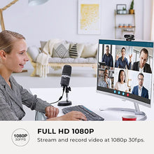 Load image into Gallery viewer, AVerMedia PW310P Webcam - Full 1080p 30fps HD Camera with Autofocus and Dual Stereo Microphones, Work from Home, Remote Learning.
