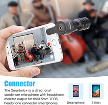 Load image into Gallery viewer, Saramonic Plug&amp;Play 3.5mm TRRS Mini Shotgun Microphone for Smartphone, Android iPhone Mic for YouYube Vlog Interview Studio Video Recording
