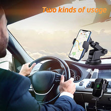 Load image into Gallery viewer, Wireless Car Charger, (New Version Automatic Arms) WixGear Auto-Clamping Fast Wireless Car Charger, Phone Holder for Car, 15W Qi Fast ChargingCompatible with iPhone 13 12 Mini 11 Pro Max,Samsung S21
