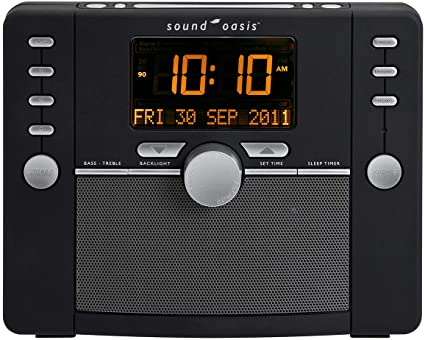 Sound Oasis S-5000 Deluxe Sleep Sound Therapy System, Black