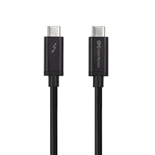 Load image into Gallery viewer, [Intel Certified] Cable Matters 20Gbps Thunderbolt 3 Cable 6.6 Feet (USB C Thunderbolt Cable) in Black Supporting 100W Charging
