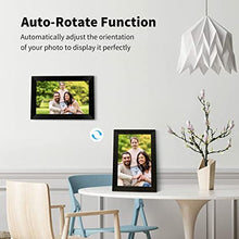 Load image into Gallery viewer, AEEZO WiFi Digital Picture Frame, IPS Touch Screen Smart Cloud Photo Frame with 16GB Storage, Easy Setup to Share Photos or Videos via Frameo APP, Auto-Rotate, Wall Mountable (9 inch Black)
