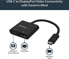 Load image into Gallery viewer, USB C to DisplayPort Adapter - with Power Delivery (USB PD) - Power Pass Through Charging - 4K 60Hz - USB-C to DisplayPort

