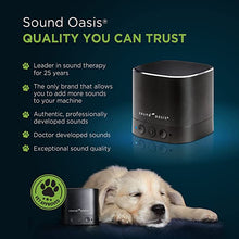 Load image into Gallery viewer, Sound Oasis Bluetooth Sound Therapy System for Pets I 20 Built-in Sounds I Dr Developed Sounds I Sleep Enhancer and Calms Pet Anxiety
