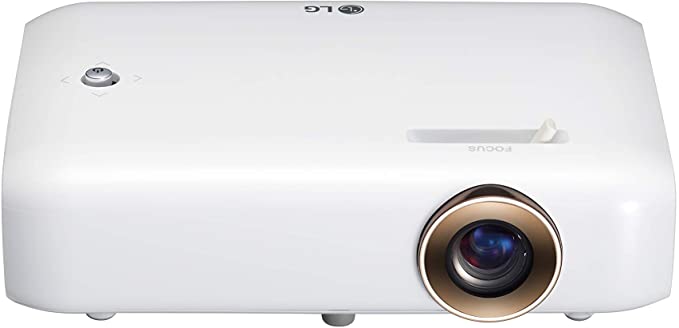 LG PH510P HD Resolution (1280 x 720) Portable CineBeam Projector, Built-in Battery (up to 2.5 Hours) - White