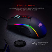 Load image into Gallery viewer, Redragon M721-Pro Lonewolf2 Gaming Mouse, Wired Mouse RGB Lighting, 10 Programmable Buttons, 32,000 DPI Adjustable, Comfortable Grip Ergonomic Optical PC Computer Gaming Mice with Fire Button
