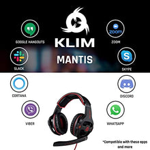 Load image into Gallery viewer, KLIM Mantis - Gaming Headphones - USB Headset with Microphone - for PC, PS4, Nintendo Switch, Mac, 7.1 Surround Sound - [ New 2022 Version ] - Noise Cancelling Gaming Headset
