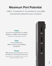 Load image into Gallery viewer, Plugable Thunderbolt 4 Hub, 4-in-1 Pure USB-C Design, Includes USB-C to 4K HDMI Adapter, 60W Laptop Charging, Compatible with Mac and Windows Laptops and USB-C, Thunderbolt 3 or 4, and USB4 Devices
