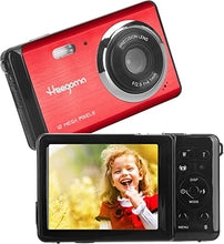 Load image into Gallery viewer, HD Digital Camera with 2.8&quot; TFT Screen,20MP 1080P Rechargeable Point and Shoot Camera,Video Camera Compact Portable Cameras for Kids, Beginner,Students,Teens with 8X Digital Zoom
