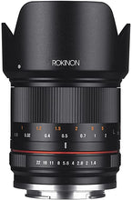 Load image into Gallery viewer, Rokinon RK21M-FX 21mm F1.4 ED AS UMC High Speed Wide Angle Lens for Fuji (Black)
