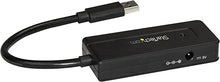 Load image into Gallery viewer, StarTech.com 4 Port USB 3.0 Hub SuperSpeed 5Gbps with Fast Charge Portable USB 3.1 Gen 1 Type-A Laptop/Desktop Hub - USB Bus Power or Self Powered for High Performance Mini/Compact (ST4300MINI), Black
