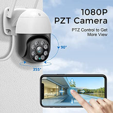 Load image into Gallery viewer, Security Camera Outdoor, Morecam 360° View Pan Tilt 2.4G WiFi Wired Outdoor Cameras for Home Security Camera with Mobile App, Outside Surveillance Camera with IP66, Works with Alexa, Motion Detection
