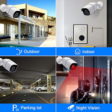 Load image into Gallery viewer, WiFi Security Camera Outdoor AMTIFO 1080P Security Camera System for Home with Night Vision,Motion/Noise Alert,2 Way Audio, IP66 Weatherproof - W2
