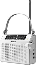 Load image into Gallery viewer, Sangean PR-D6WH AM/FM Compact Analog Portable Radio , White
