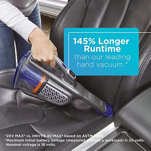 Load image into Gallery viewer, BLACK+DECKER Furbuster Handheld Vacuum for Pets, Cordless, AdvancedClean+, Gray (HHVK515JP07)
