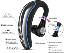 Load image into Gallery viewer, Bluetooth Headset, FIMITECH Wireless Earpiece V5.0 Ultralight Hands Free Business Earphone with Mic for Business/Office/Driving
