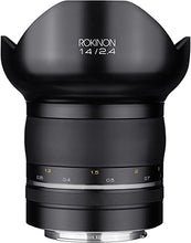 Load image into Gallery viewer, Rokinon Special Performance (SP) 14mm F2.4 Ultra Wide Angle Lens with Built-in AE Chip for Canon EF
