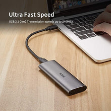 Load image into Gallery viewer, SSK 512G Portable External SSD,USB3.1 Gen2?6Gbps? Ultra Speed External Solid State Drive USB-C Mini External SSD with 550MB/s Data Transfer for Laptop, Typc C Phones and More
