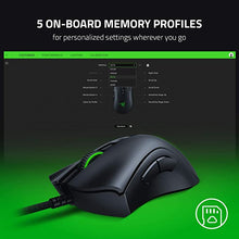Load image into Gallery viewer, Razer DeathAdder V2 Gaming Mouse: 20K DPI Optical Sensor - Fastest Gaming Mouse Switch - Chroma RGB Lighting - 8 Programmable Buttons - Rubberized Side Grips - Classic Black
