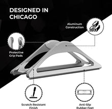 Load image into Gallery viewer, HumanCentric Vertical Laptop Stand for Desks (Matte Black) | Adjustable Holder to Dock Apple MacBook, MacBook Pro, and Other Laptops to Organize Work &amp; Home Office
