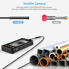 Load image into Gallery viewer, 50FT Industrial Endoscope, Oiiwak Borescope Camera for Pipe Sewer Drain Plumbing Inspection 1080P HD 4.3inch LCD Screen Waterproof IP68 Endoscope Snake Camera with 6 LED Lights (15m)
