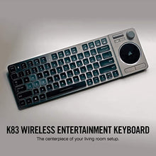 Load image into Gallery viewer, Corsair K83 Wireless Keyboard - Bluetooth and USB - Works w/ PC, Smart TV, Streaming Box - Backlit LED
