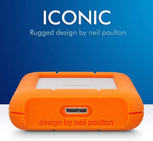 Load image into Gallery viewer, LaCie Rugged Mini 1TB External Hard Drive Portable HDD û USB 3.0 USB 2.0 compatible, Drop Shock Dust Rain Resistant Shuttle Drive, For Mac And PC Computer Desktop Workstation PC Laptop (LAC301558)
