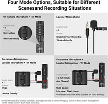 Load image into Gallery viewer, SmallRig S20 On-Camera Microphone with Shock Mount, Deadcat, Stereo Video Microphone for DSLR Cameras and Camcorders, Perfect Shotgun Microphone for iPhone and Smartphones - 3468
