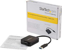 Load image into Gallery viewer, StarTech.com USB to Fiber Optic Converter - 1000Base-SX SC - MM - Windows / Mac / Linux - USB 3.0 Ethernet Adapter - Network Adapter (US1GA30SXSC)
