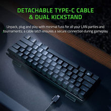 Load image into Gallery viewer, Razer Huntsman Mini 60% Gaming Keyboard: Fastest Keyboard Switches Ever - Clicky Optical Switches - Chroma RGB Lighting - PBT Keycaps - Onboard Memory - Classic Black
