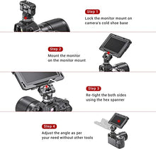 Load image into Gallery viewer, SMALLRIG Field Monitor Holder Mount with Cold Shoe for 5 inch and 7 inch Monitor, Swivel and Tilt - BSE2346
