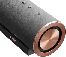 Load image into Gallery viewer, Sudio Femtio Wireless Speakers - Portable, IPX6 Water Protection, Dual Play, Microphone, 14h Play Time, Compatible with Android and iOS (Anthracite/Copper)
