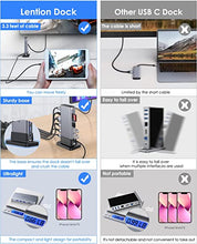 Load image into Gallery viewer, LENTION USB C Docking Station with 4K 60Hz HDMI, 100W PD, Gigabit Ethernet, Card Reader, USB 3.0, Aux Adapter for New MacBook Pro/Mac Air/Surface, More, Stable Driver Certified (CB-D54, Space Gray)
