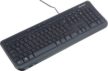 Load image into Gallery viewer, Microsoft Keyboard 600 Black, German layout, ANB-00008 (Black, German layout)
