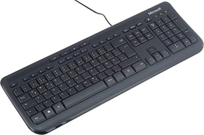 Microsoft Keyboard 600 Black, German layout, ANB-00008 (Black, German layout)