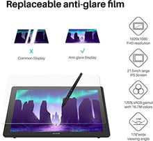Load image into Gallery viewer, 2020 HUION KAMVAS 22 Graphics Drawing Tablet with Screen Android Support Battery-Free Stylus 8192 Pen Pressure Tilt Adjustable Stand - 21.5inch
