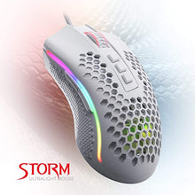 Load image into Gallery viewer, Redragon M808 Storm Lightweight RGB Gaming Mouse, 85g Ultralight Honeycomb Shell - 12,400 DPI Optical Sensor - 7 Programmable Buttons - Precise Registration - Super-Lite Cable
