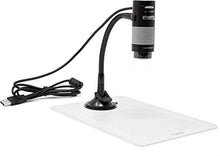 Load image into Gallery viewer, Plugable USB 2.0 Digital Microscope with Flexible Arm Observation Stand Compatible with Windows, Mac, Linux (2MP, 250x Magnification)
