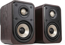 Load image into Gallery viewer, Polk Signature Elite ES10 Surround Loudspeaker - Hi-Res Audio Certified, Dolby Atmos &amp; DTS:X Compatible, 1&quot; Tweeter &amp; 4&quot; Woofer, Power Port Technology for Effortless Bass (Pair, Contemporary Walnut)
