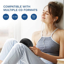 Load image into Gallery viewer, KLIM Discman - Portable CD Player with a Built-in Battery, Includes KLIM Fusion Earphones. Compact Mini CD Players, Personal, Compatible with CD-R, CD-RW, and MP3. CD Walkman. [2022 New]
