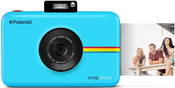 Zink Polaroid Snap Touch Portable Instant Print Digital Camera with LCD Touchscreen Display (Blue)